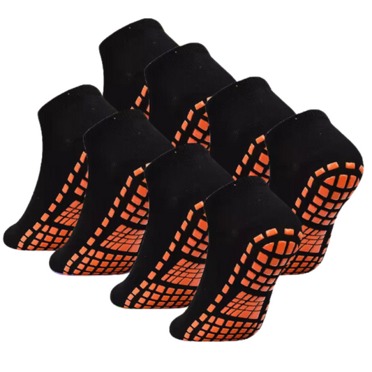 Namaste Noir Anti-Slip Socks (4 Pack)