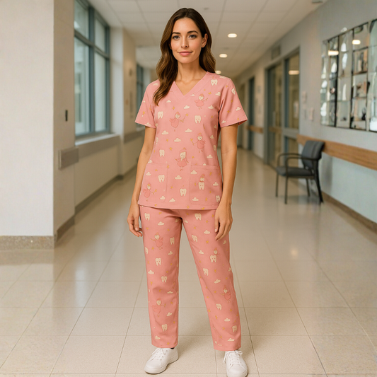 Cotton Scrub Set – Tooth Fairy