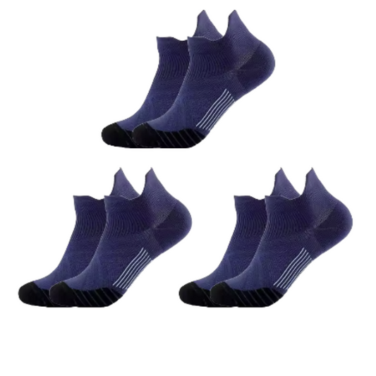 Ankle Compression Socks – Navy (3 Pack)