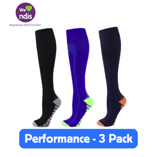 Long Compression Socks – Performance (3 Pack)