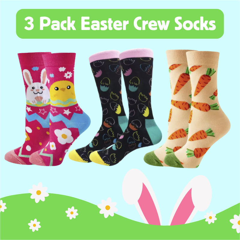 Easter Crew Socks (3 Pack)