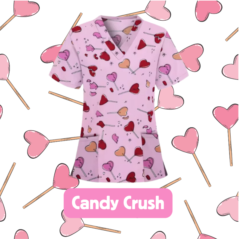 Scrub Top – Candy Crush