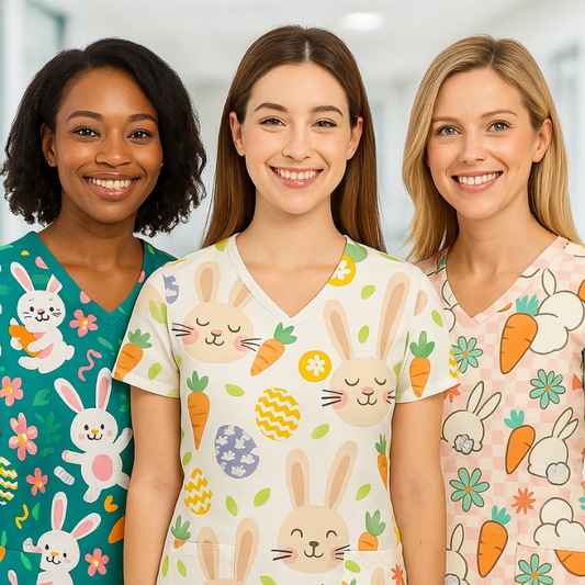 3 Scrub Tops – Carrot-tastic (3 Pack)