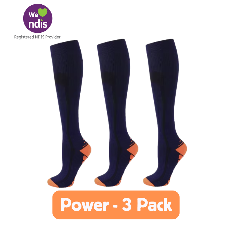 Long Compression Socks – Power (3 Pack)