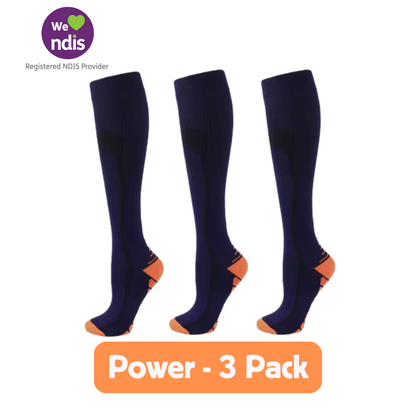 Long Compression Socks – Power (3 Pack)