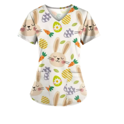 3 Scrub Tops – Carrot-tastic (3 Pack)