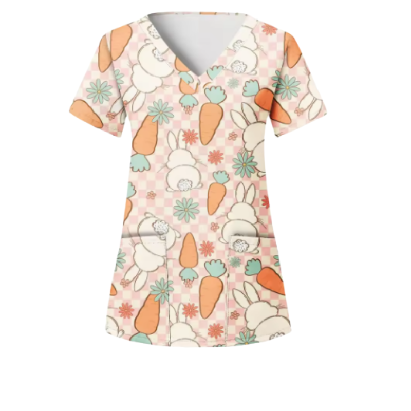 3 Scrub Tops – Carrot-tastic (3 Pack)