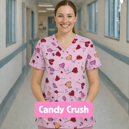Scrub Top – Candy Crush