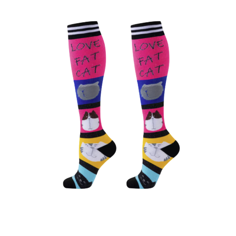 Long Compression Socks – Purrfect Pairs (5 Pack)