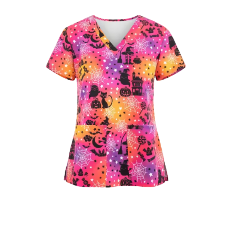 3 Scrub Tops - Halloween (3 Pack)