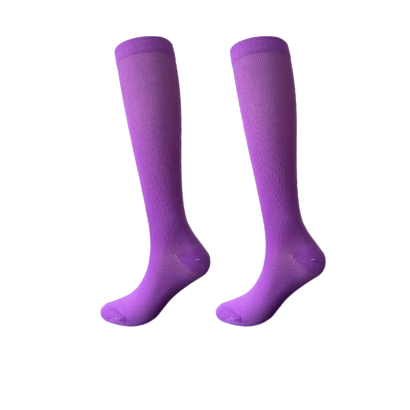 Long Compression Socks – Rainbow Rush (5 Pack)