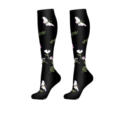 Long Compression Socks -Twilight Garden (3 Pack)