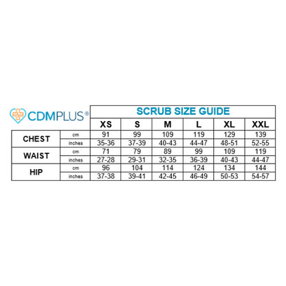 Scrub Top – Breast Cancer (Grey)
