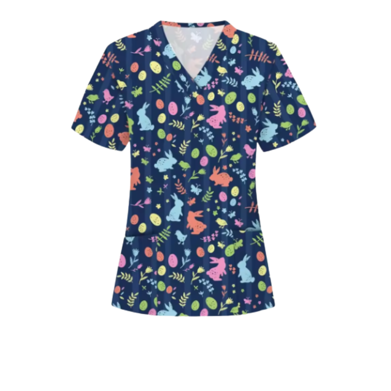 3 Scrub Tops - Bunny (3 Pack)