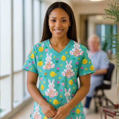 Scrub Top – Chick-tastic