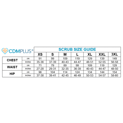 3 Scrub Tops – Gingerbread (3 Pack)