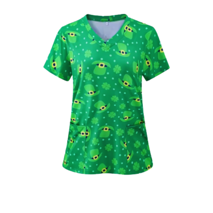 Scrub Top – Leprechaun