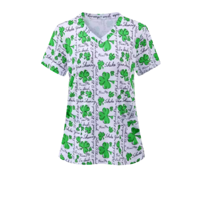3 Scrub Tops – St Patrick's Day (3 Pack)