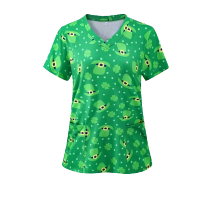 3 Scrub Tops – St Patrick's Day (3 Pack)