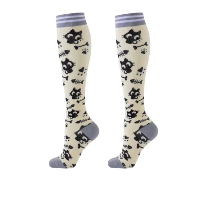 Long Compression Socks – Purrfect Pairs (5 Pack)