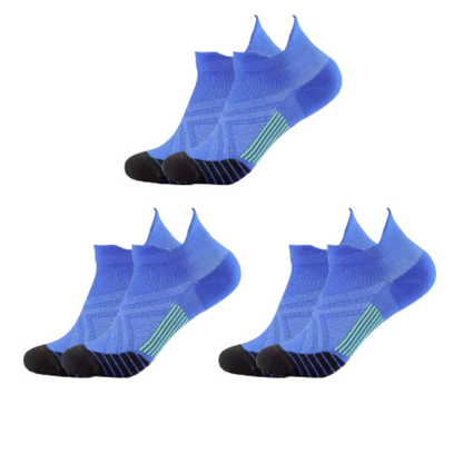 Ankle Compression Socks – Blue (3 Pack)