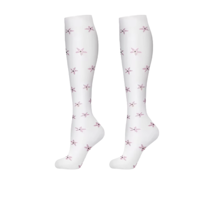 Long Compression Socks- Botanical Bliss (3 Pack)